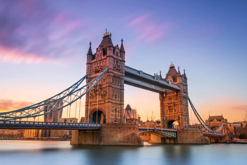 Travel destination Tower Bridge, London